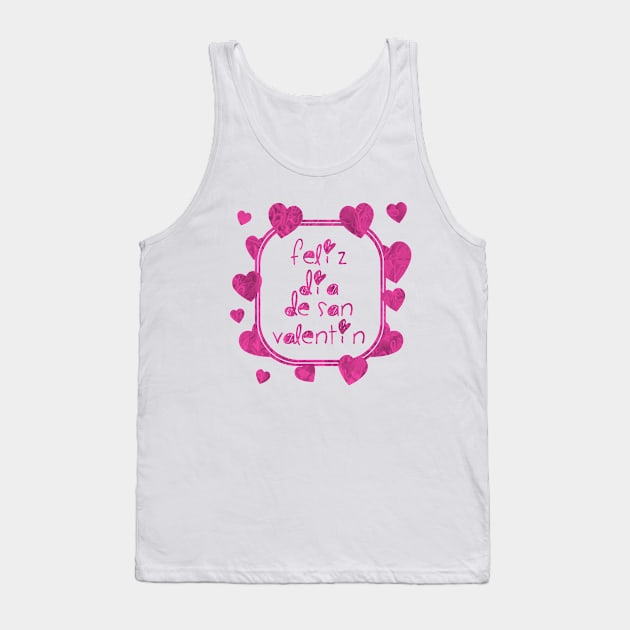 Feliz dia de San Valentin , regalo para la esposa Tank Top by 7D Tshirts